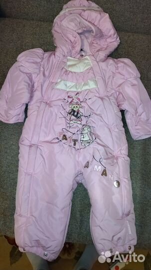 Зимний комбинезон для девочки