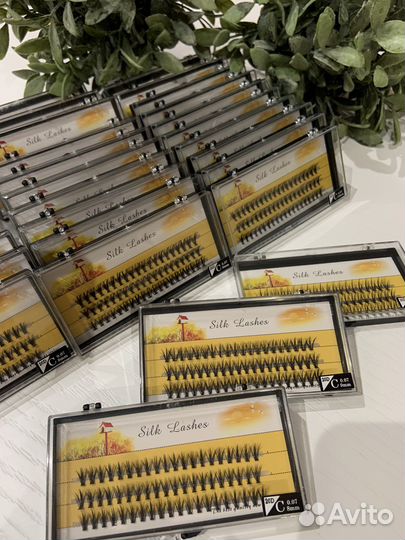 Ресницы для наращивания пучки