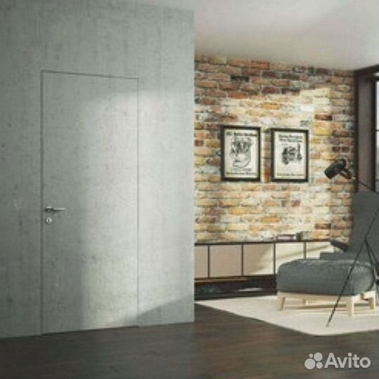 Двери скрытые межкомнатные с отделкой