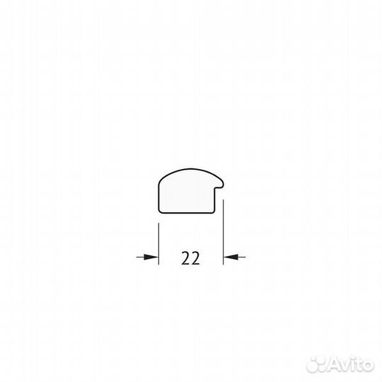 Зеркало Evoform Definite 108х58 BY 0724 в багетно