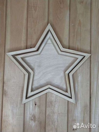 Бокс из массива сосны звезда