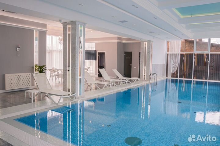 Сауна с теплым бассейном