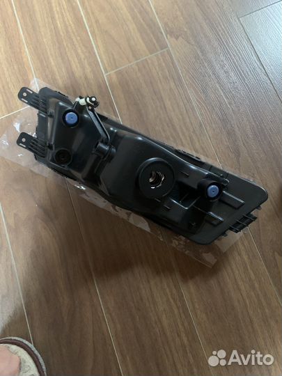 Комплект птф с накладками Шкода А7 (черный)