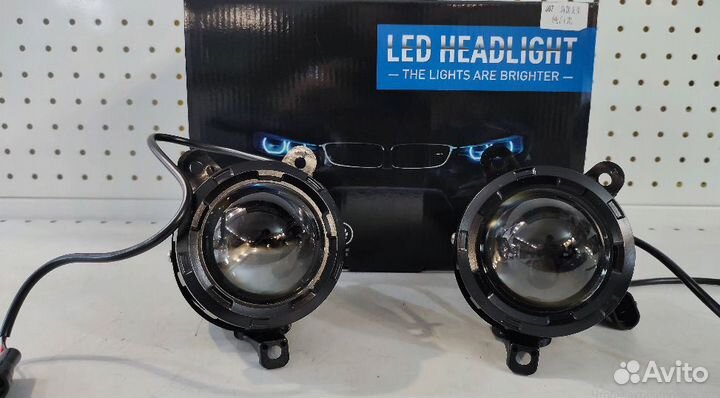 Птф J-07, белый, желтый би-линзы Газель