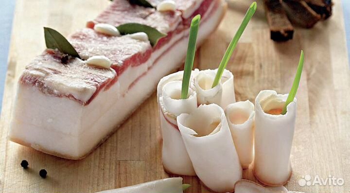 Сало : свежее, соленое копченое