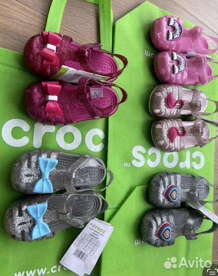 Сандали crocs кроксы сабо детские сандалики