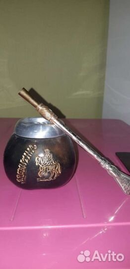 Набор для Матэ,Кубин.маракас,Старинная ложка