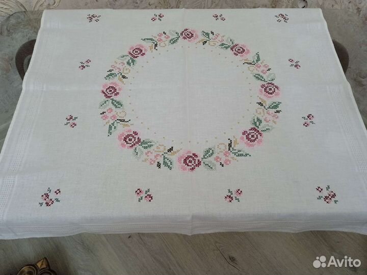 Чайные скатерти хлопок, (наперон) винтаж