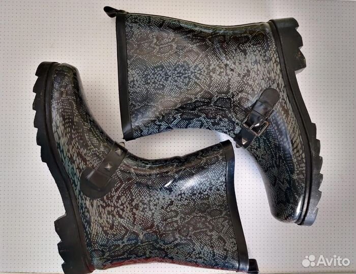 Сапоги резиновые женские теплые бу 38