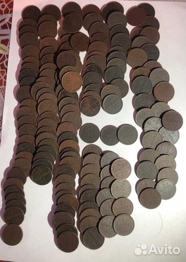 Медная 1/2 копейки Николая 2