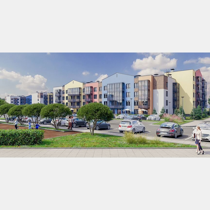 1-к. квартира, 39,4 м², 1/5 эт.