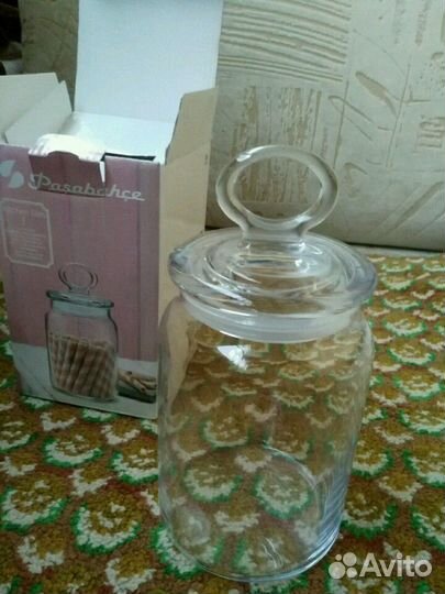 Банка стекло,Тарелка блюдце лфз кобальт