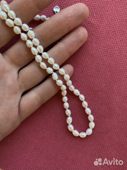 Чокер из натурального жемчуга