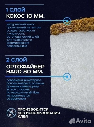 Новый матрас круглый в детскую кроватку