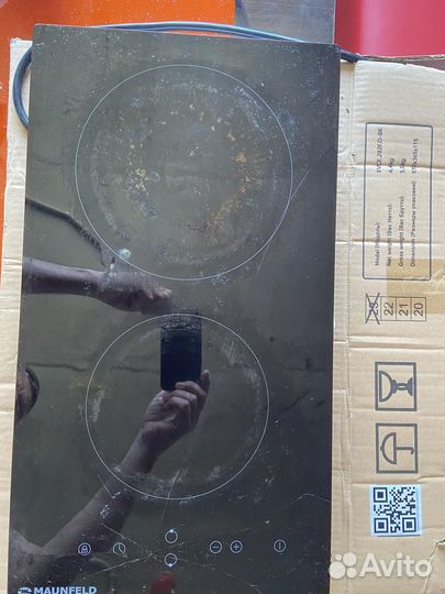 Варочная панель 2-х комфорочная электрическая, б/у