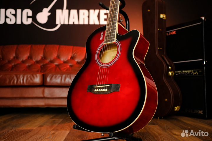 Акустическая гитара Elitaro E4010 RDS (Комплект)