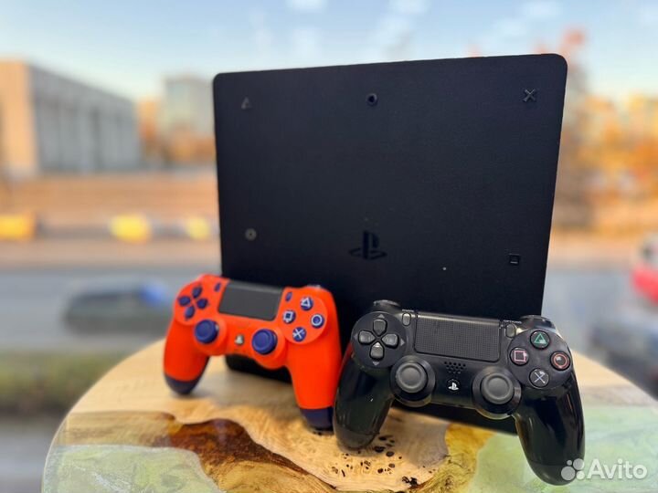 Sony Playstation 4 Slim 1tb 2 геймпада