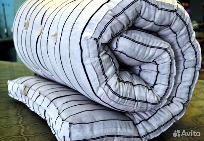 Матрас ватный поролоновый толстый и мягкий