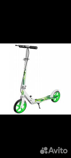 Самокат с ручным тормозом