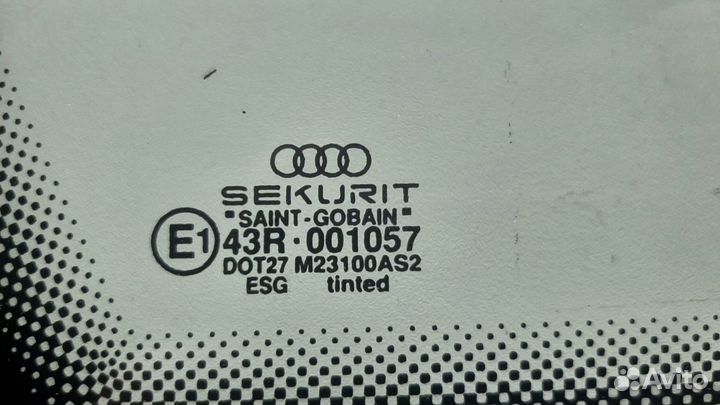 Боковое стекло Audi A4. Левое правое 43R001057