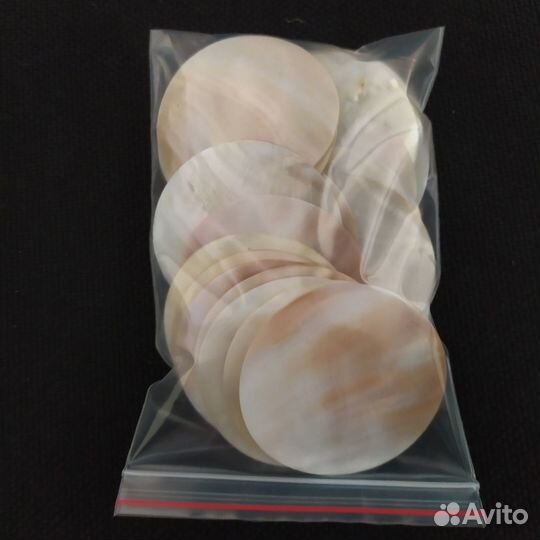 Плашки натуральный перламутр 6 см. бусы.браслеты