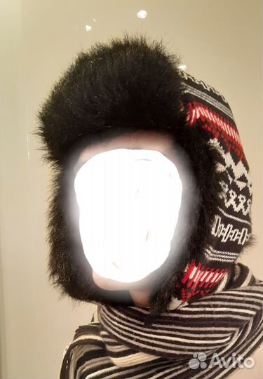Шапка зимняя для подростка 13-16 лет