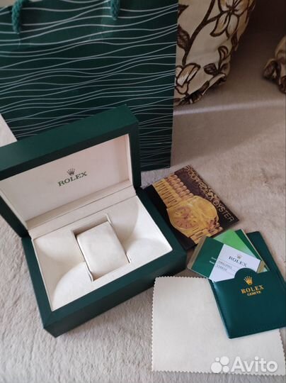 Коробка с документами для часов Rolex
