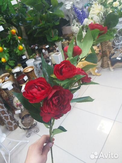 Букет декоративных цветов