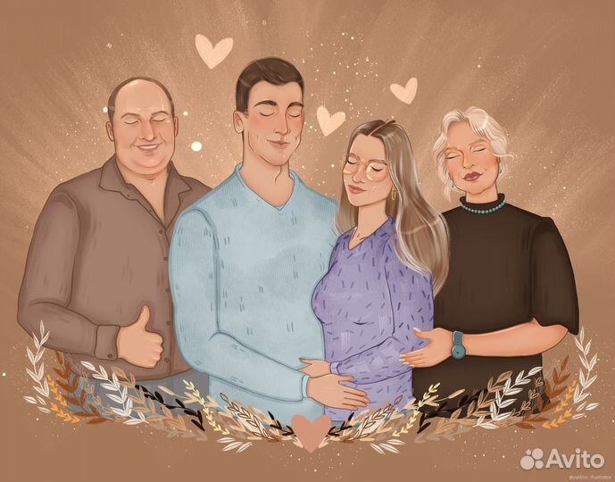 Портрет по фото на заказ