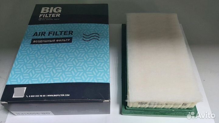 Фильтр воздушный BIG filter GB-95091PR