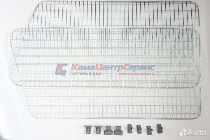 Защита фар камаз 5490 580х280мм (косой угол)