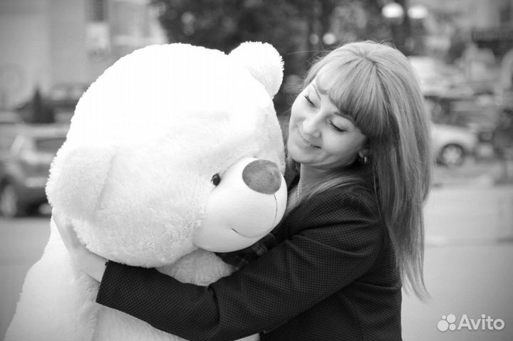 Большая мягкая игрушка медведь