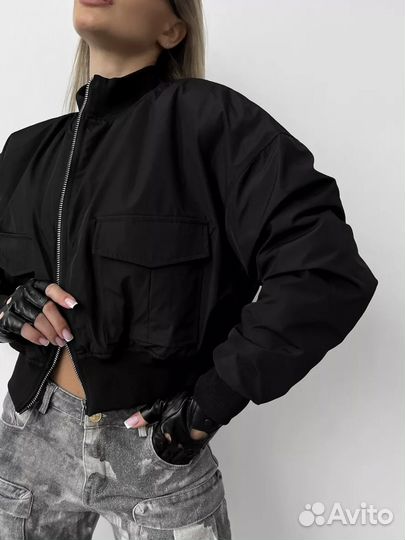 Бомбер женский