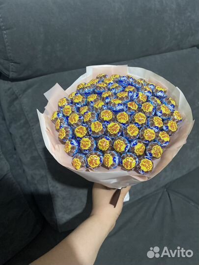 Букет из чупа чупсов