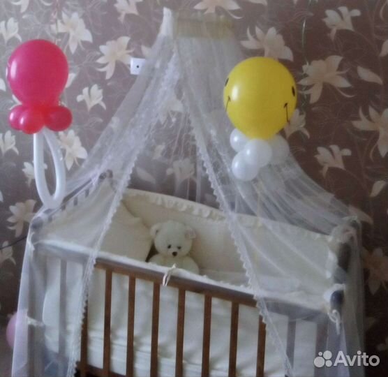 Комплект в кроватку для новорожденного Сабина