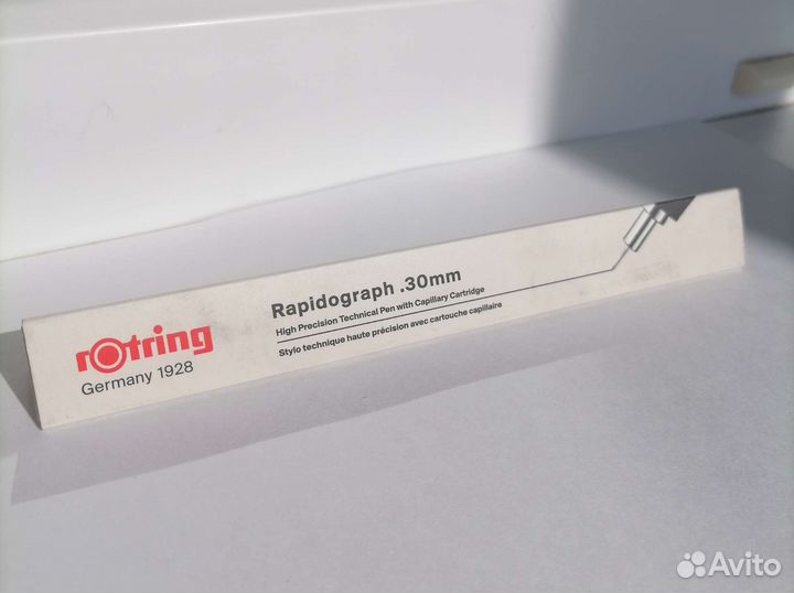 Рапидограф 0.30mm + 3 патрона