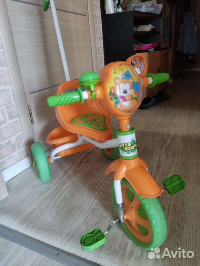 Детский трехколесный велосипед бу