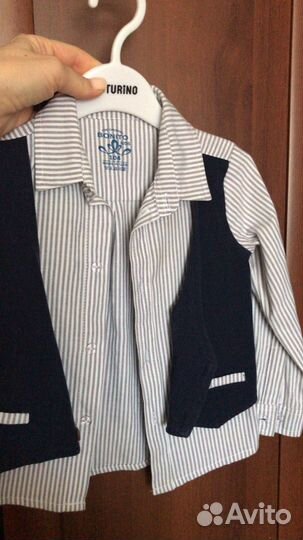 Рубашка для двойни 104 размер