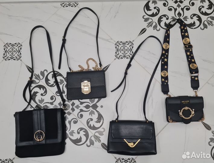 Сумка женская маленькая черная