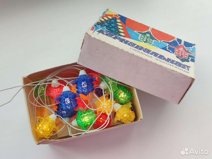 Елочная гирлянда СССР