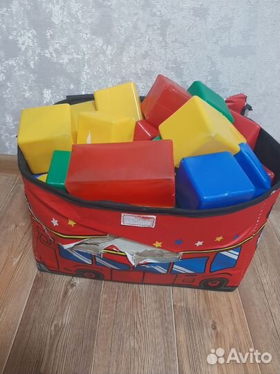 Кубики пластмассовые