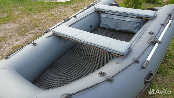 Лодка пвх Хантер 360А (нднд) с ходовым тентом