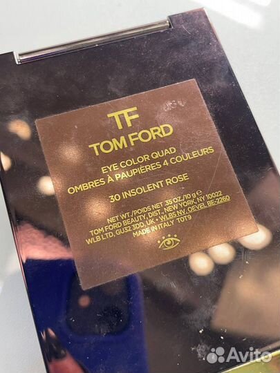 Палетка теней Tom Ford Insilent Rose