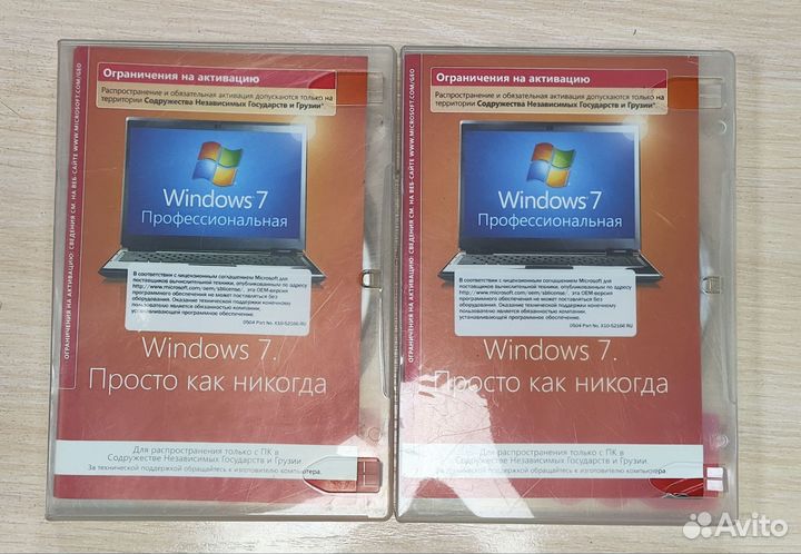 Лицензионные диски Windows 7 Pro