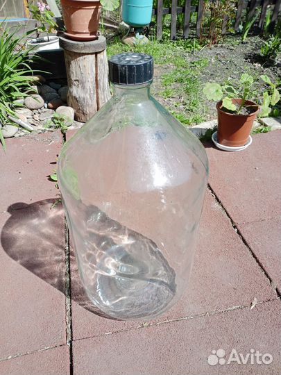 Бутыль стеклянный 20 литров