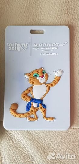 Сувенир Сочи 2014 Олимпиада Заяц Миша Леопард Coca