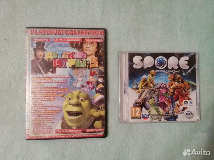 Диски с детскими компьютерными играми