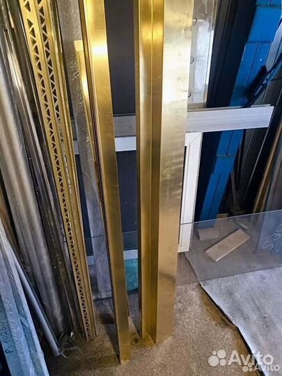 Полоса, профиль, уголок из латуни