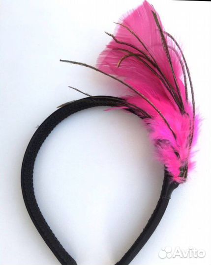 Ободок с перьями