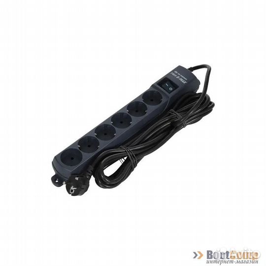 Сетевой фильтр 5.0 м (6 розеток) Pilot S-Max 3500